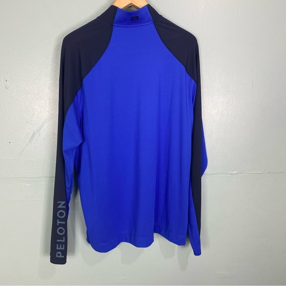 Rhone X Peloton Blue Half Zip Pullover Performance Sweatshirt Sz‎ XL?? - Picture 7 of 8